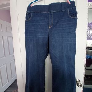 Old Navy boot cut pull on jeans plus size